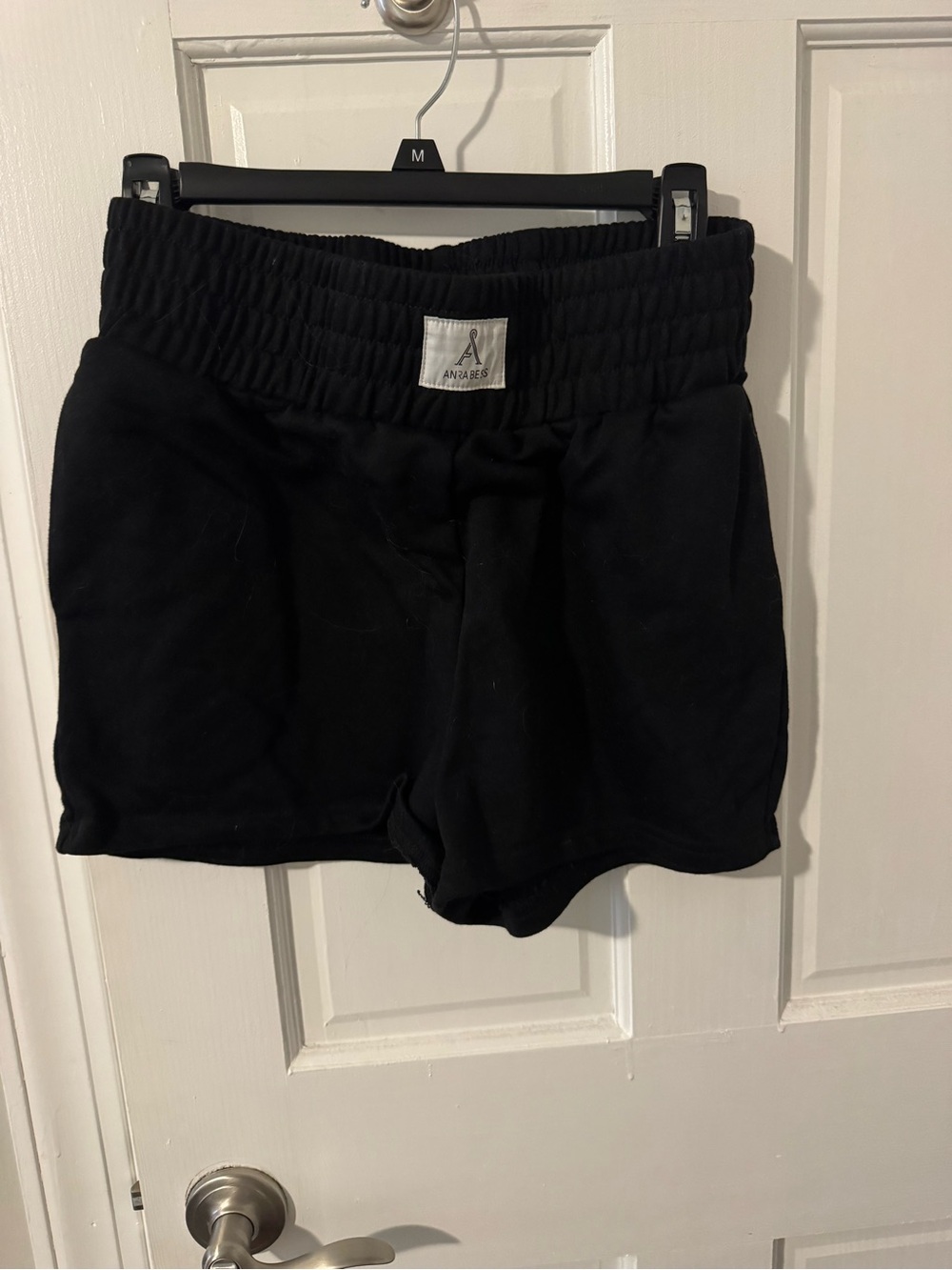Anrabess Black Casual Shorts